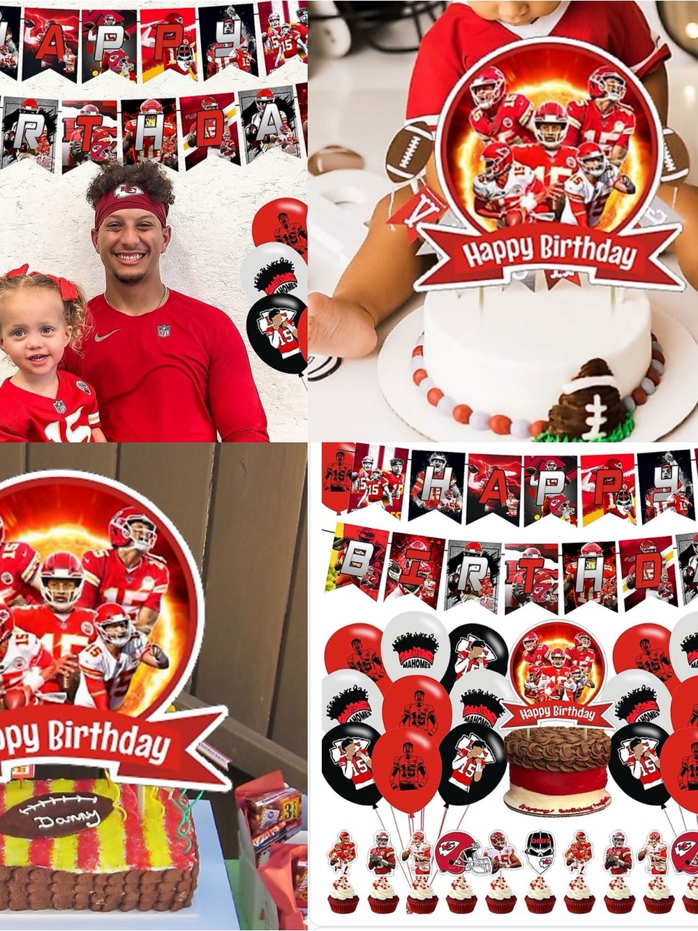 Patrick Mahomes Birthday Decorations